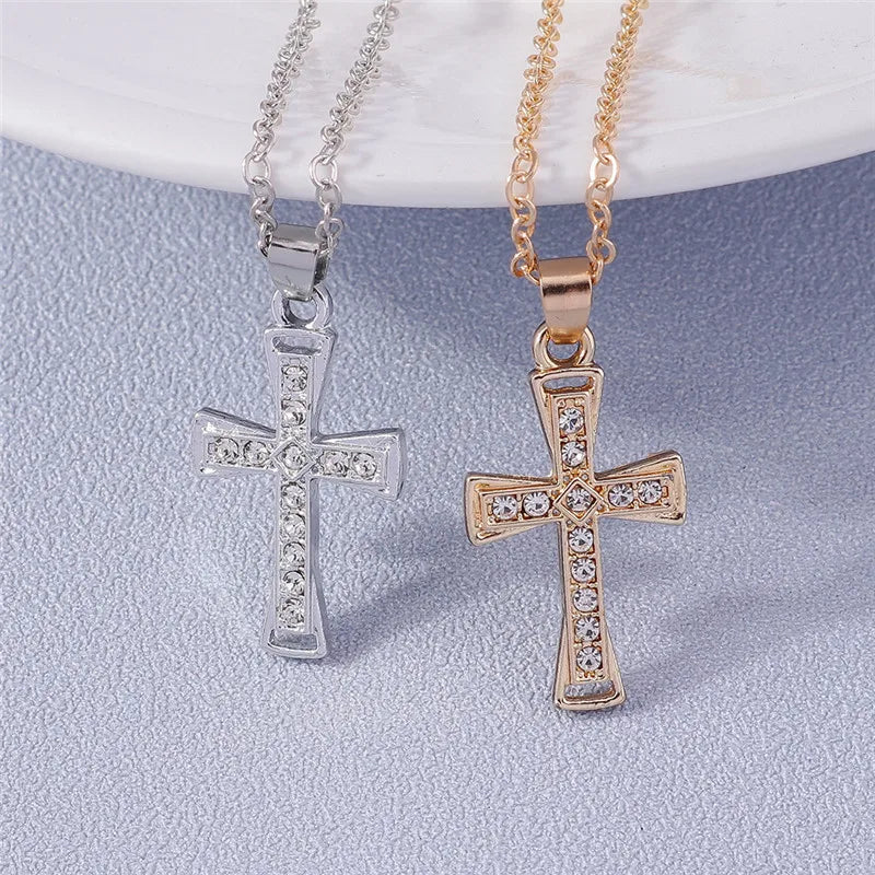 Bust-Down Cross & Charm Necklaces | Spiritual Symbols & Good Luck Charms