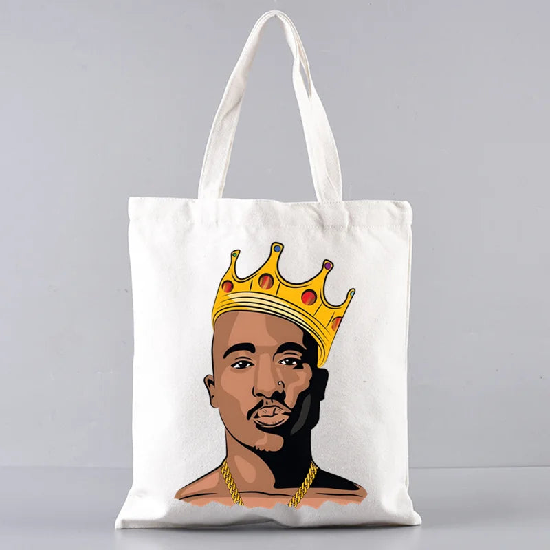 2pac Tote Bag & Matching Clutch Set