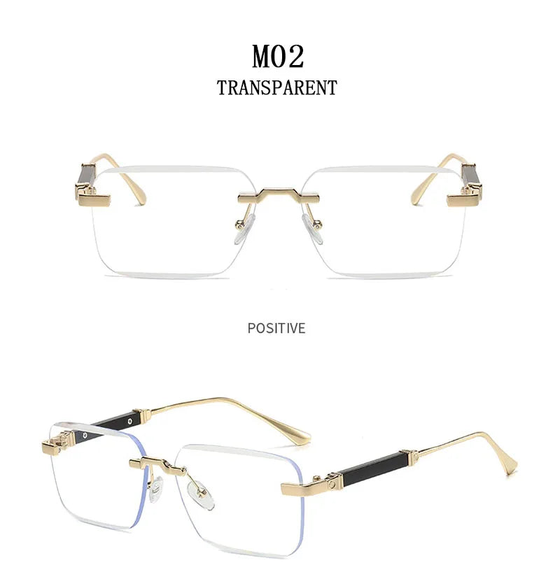 Rimless Designer Sunglasses