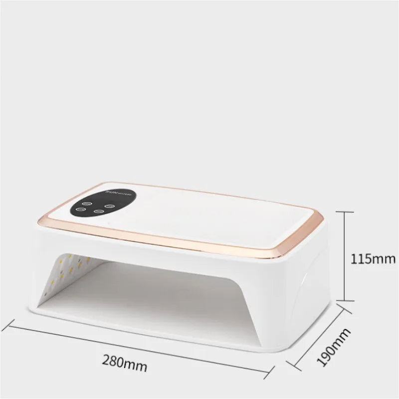 Professional 180W 90-LED Nail Dryer | Dual UV Lamp for Gel Polish