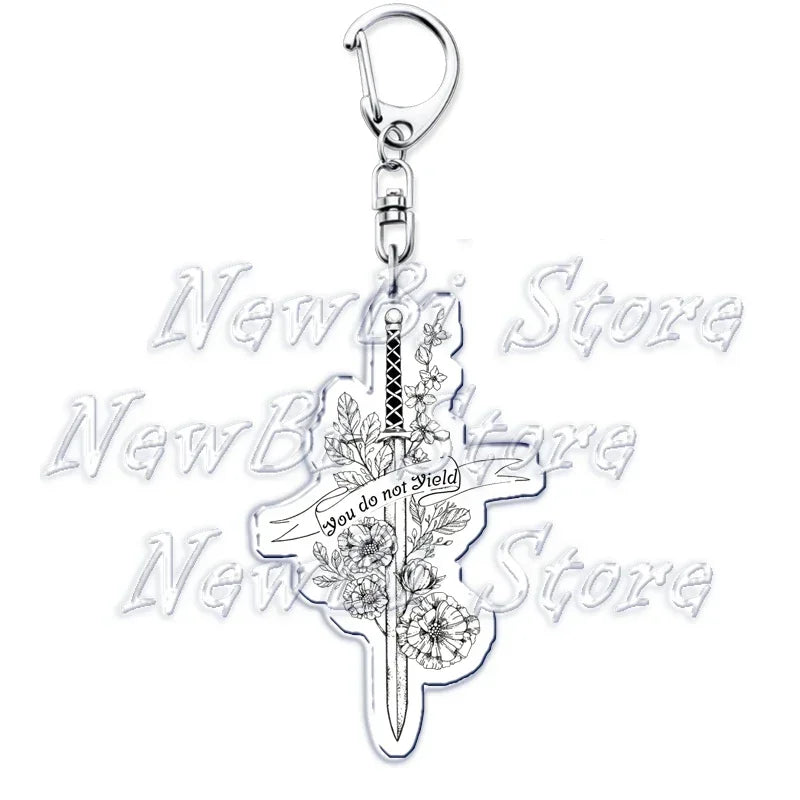 ACOTAR Books & BookTok Keychains: Key Rings for Literature Lovers