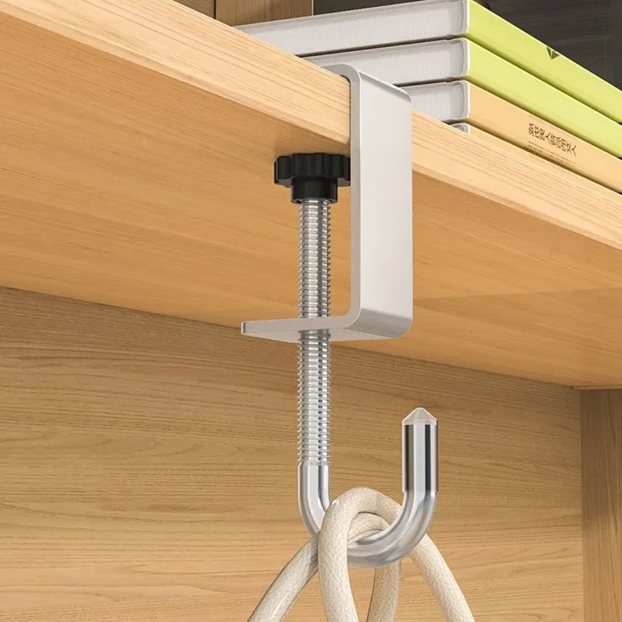 Strong Support Hanging Metal Desk Hooks for Optimal Organization | Never Lose Your Keys AGAIN!