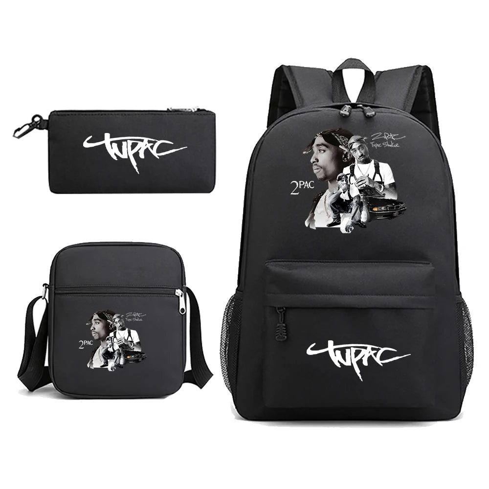 2Pac "All Eyez on Me" 3-Piece Bag Set | Backpack, Crossbody & Wallet