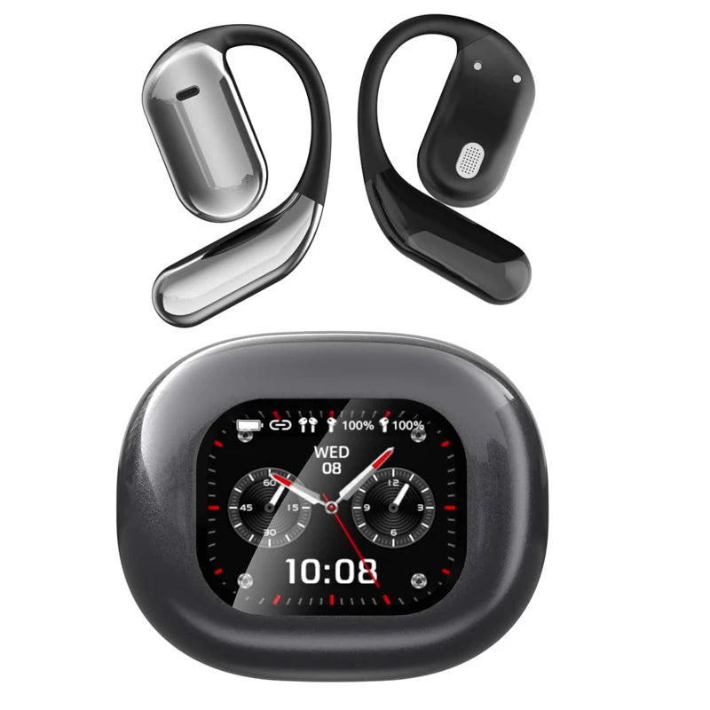 UYUXIO AI Translator Earbuds - 144 Language Real Time LCD Case