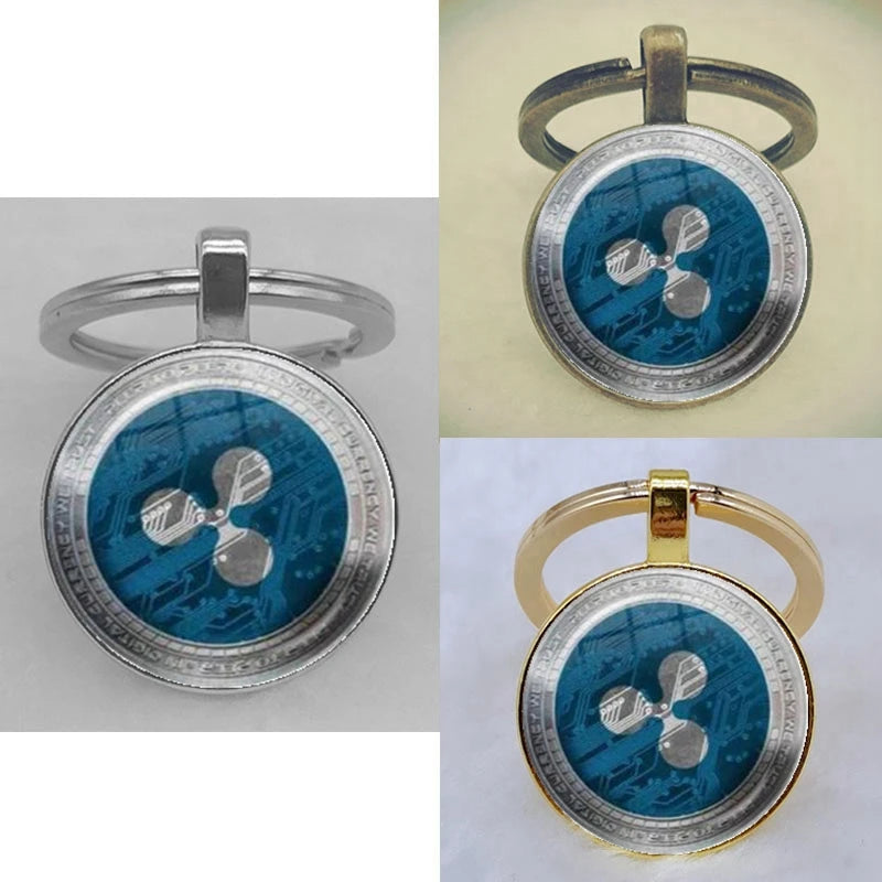 Cryptocurrency Coin King Keychains