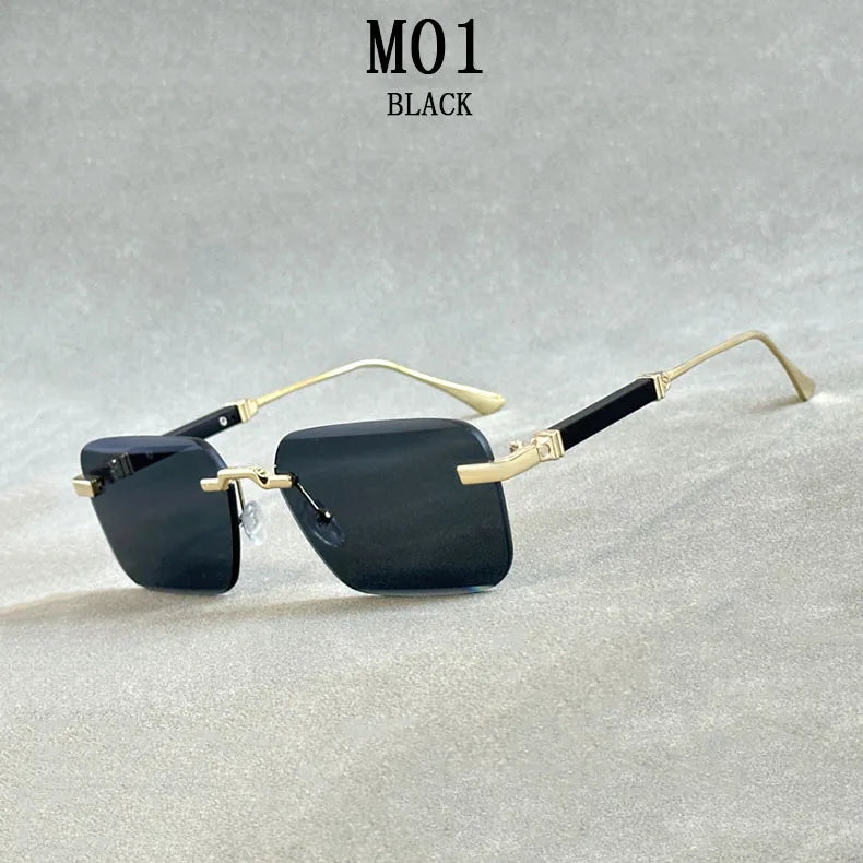 Rimless Designer Sunglasses