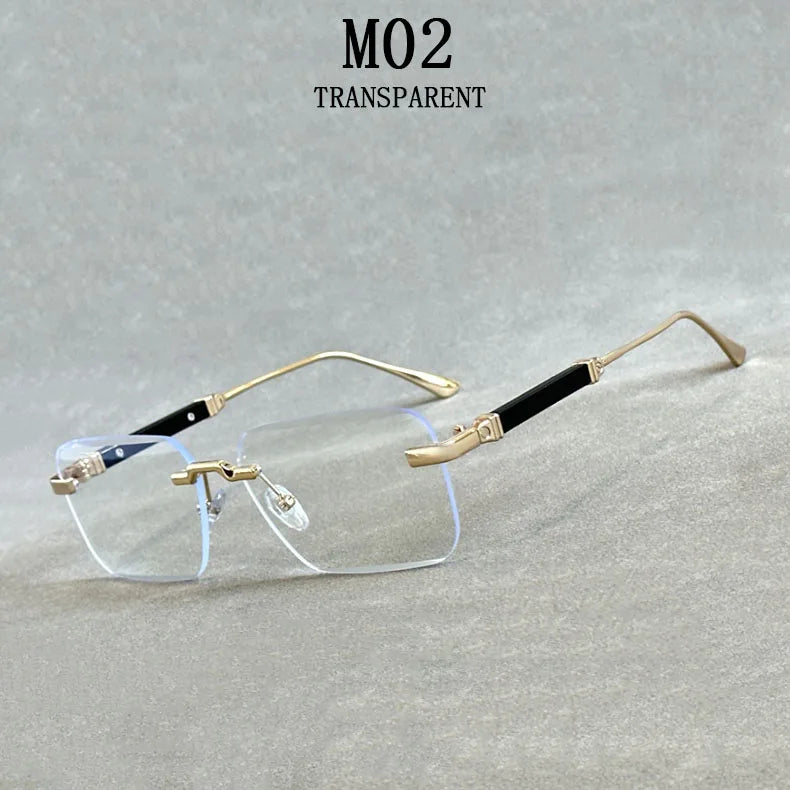 Rimless Designer Sunglasses