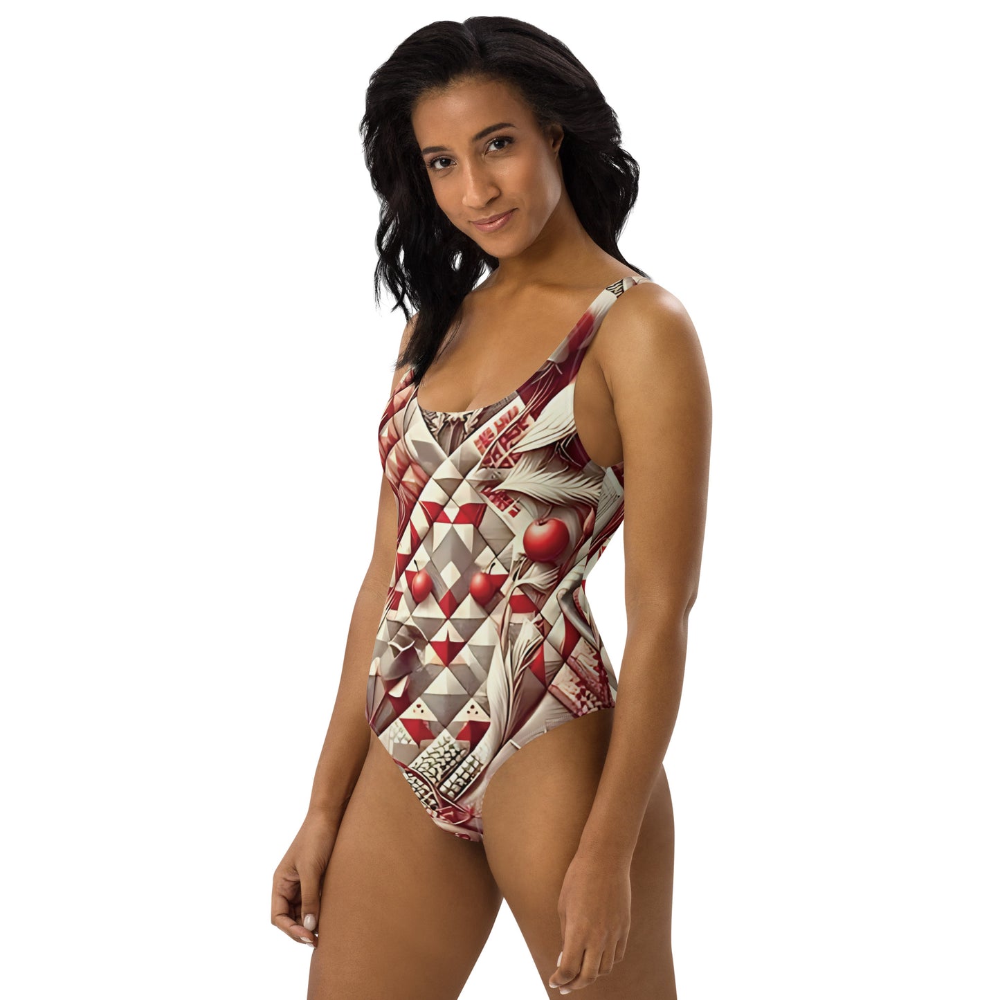 Supreme Swimsuit One-Piece by Bust-Down Designs Brave-Body Beachwear