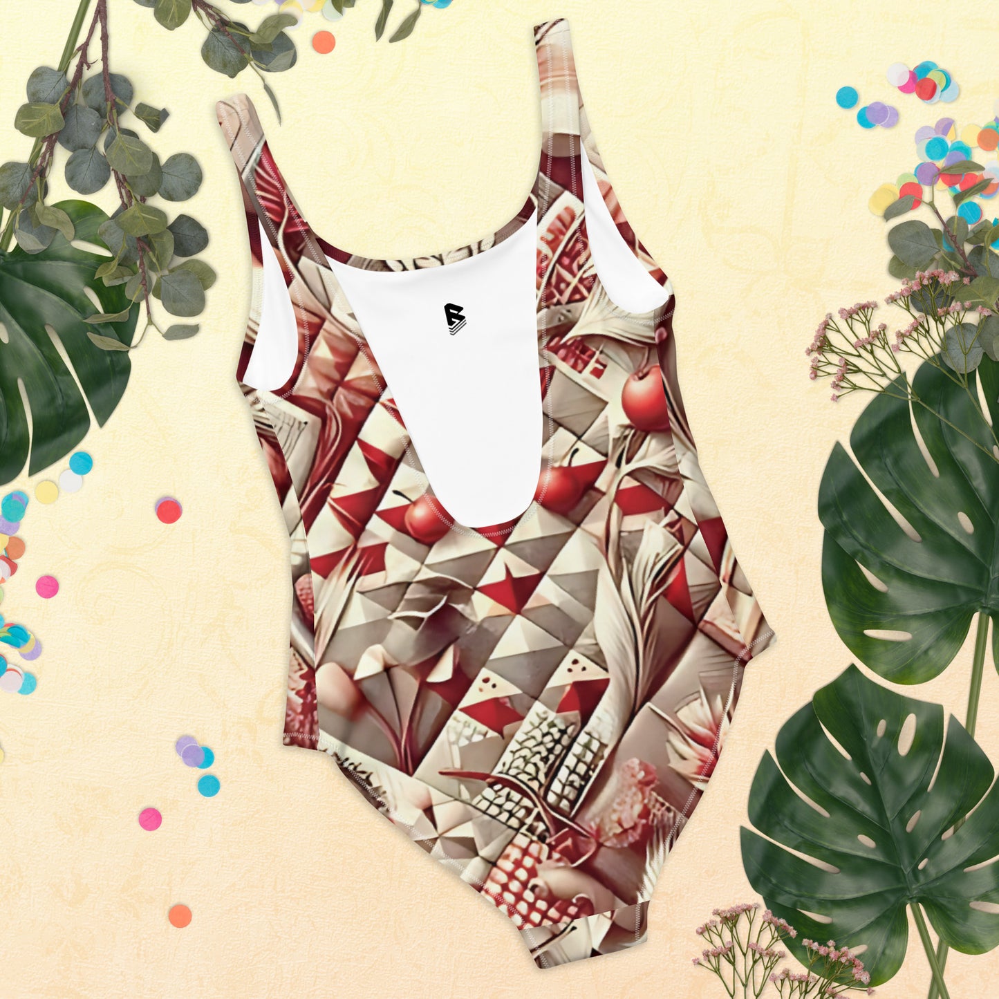 Supreme Swimsuit One-Piece by Bust-Down Designs Brave-Body Beachwear