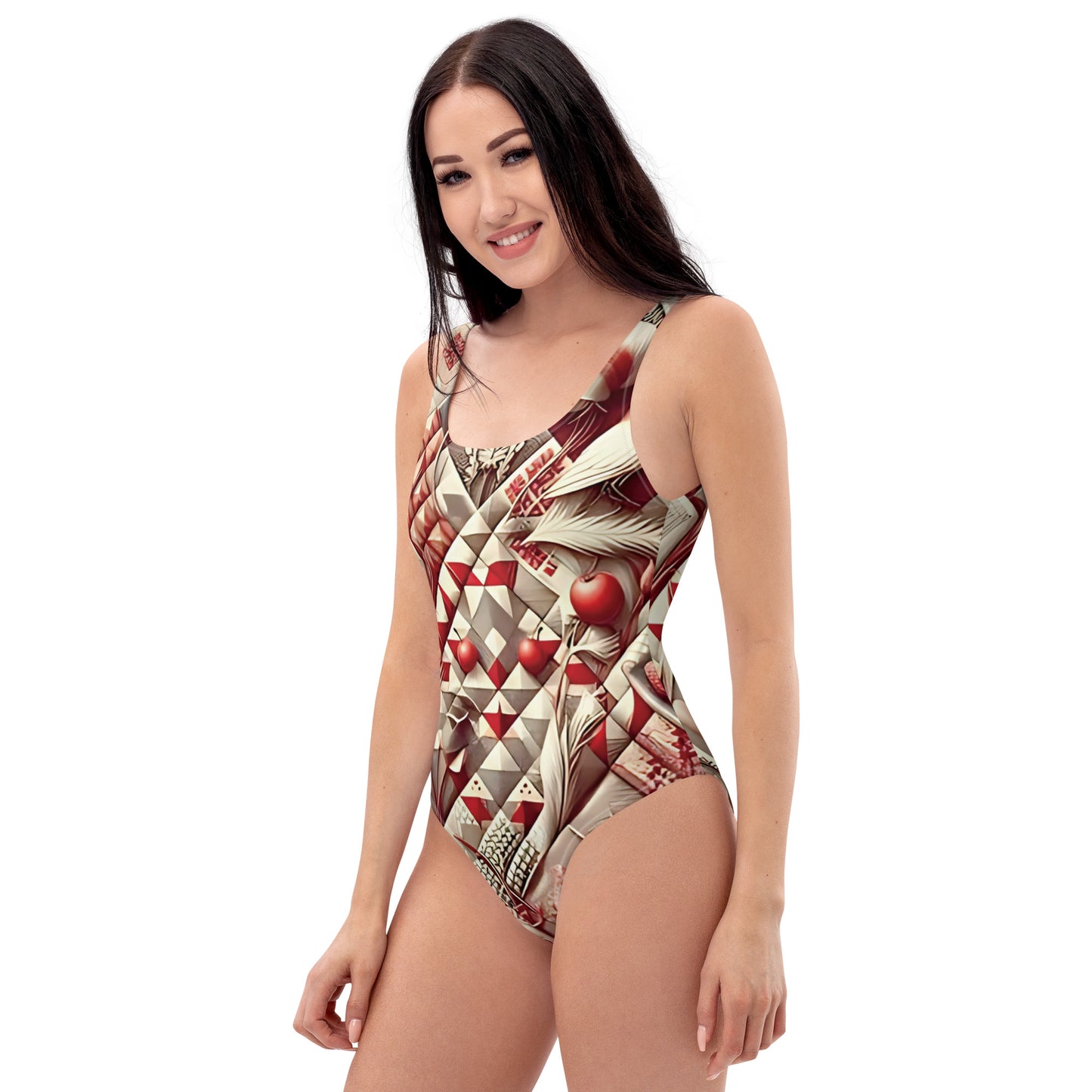 Supreme Swimsuit One-Piece by Bust-Down Designs Brave-Body Beachwear