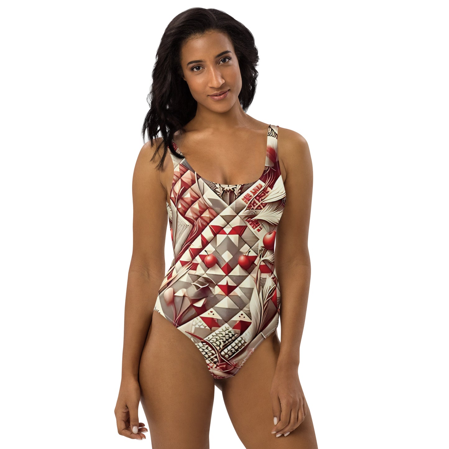 Supreme Swimsuit One-Piece by Bust-Down Designs Brave-Body Beachwear