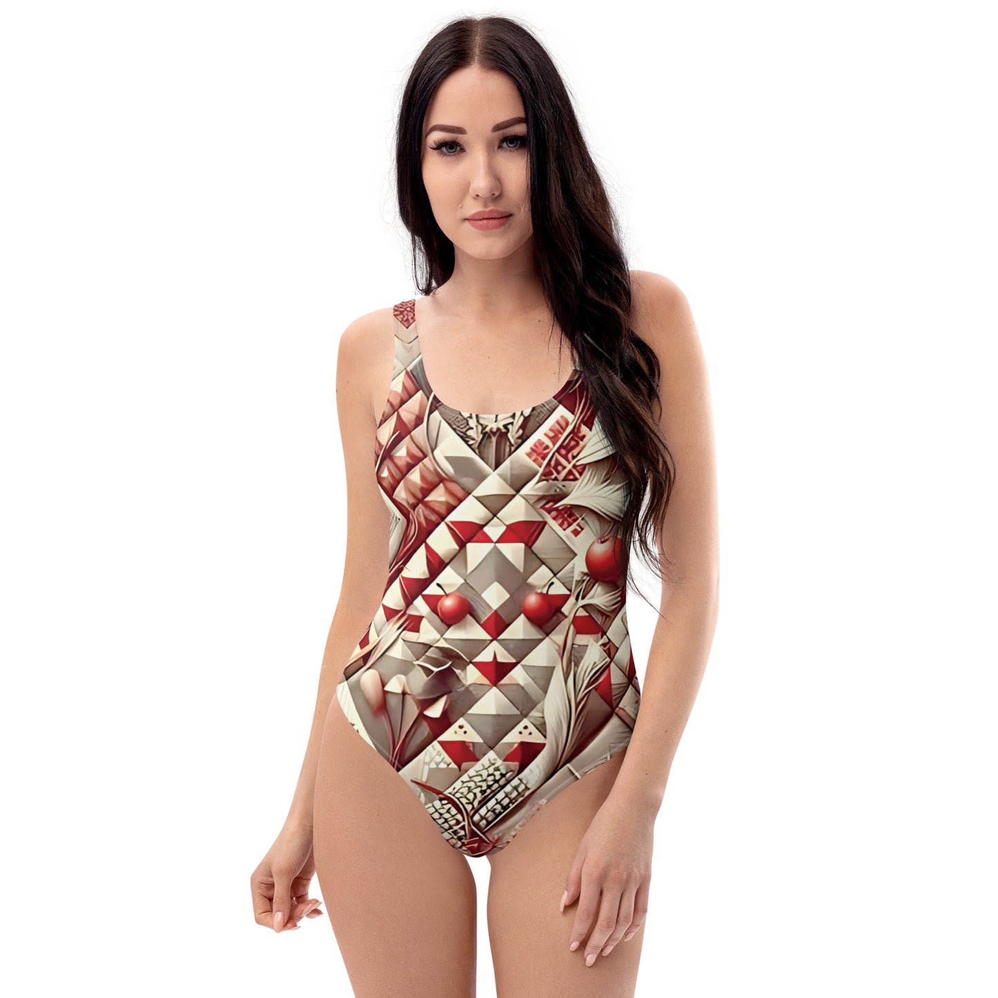 Supreme Swimsuit One-Piece by Bust-Down Designs Brave-Body Beachwear