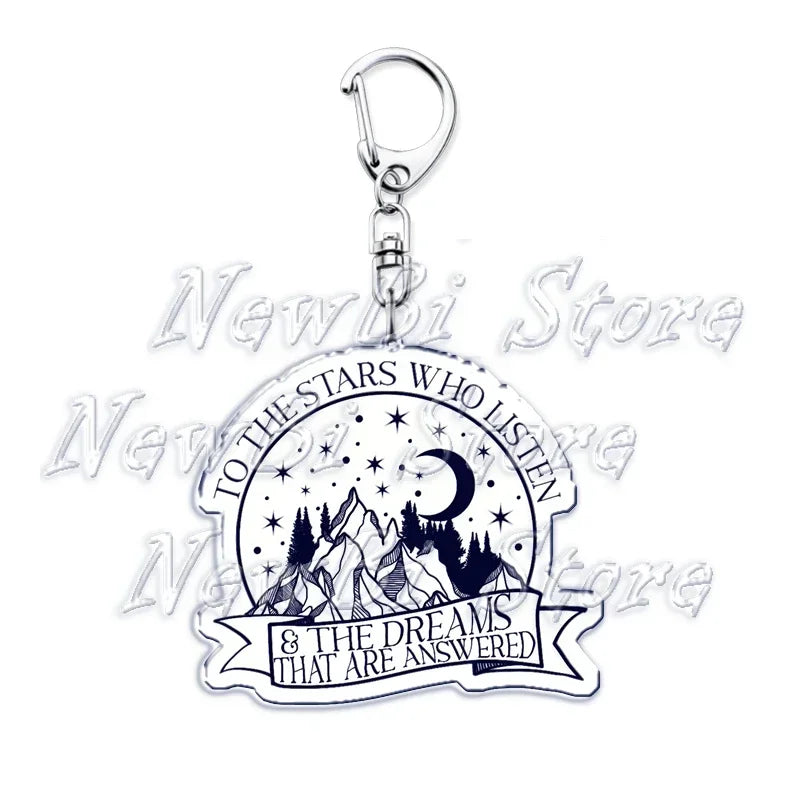ACOTAR Books & BookTok Keychains: Key Rings for Literature Lovers
