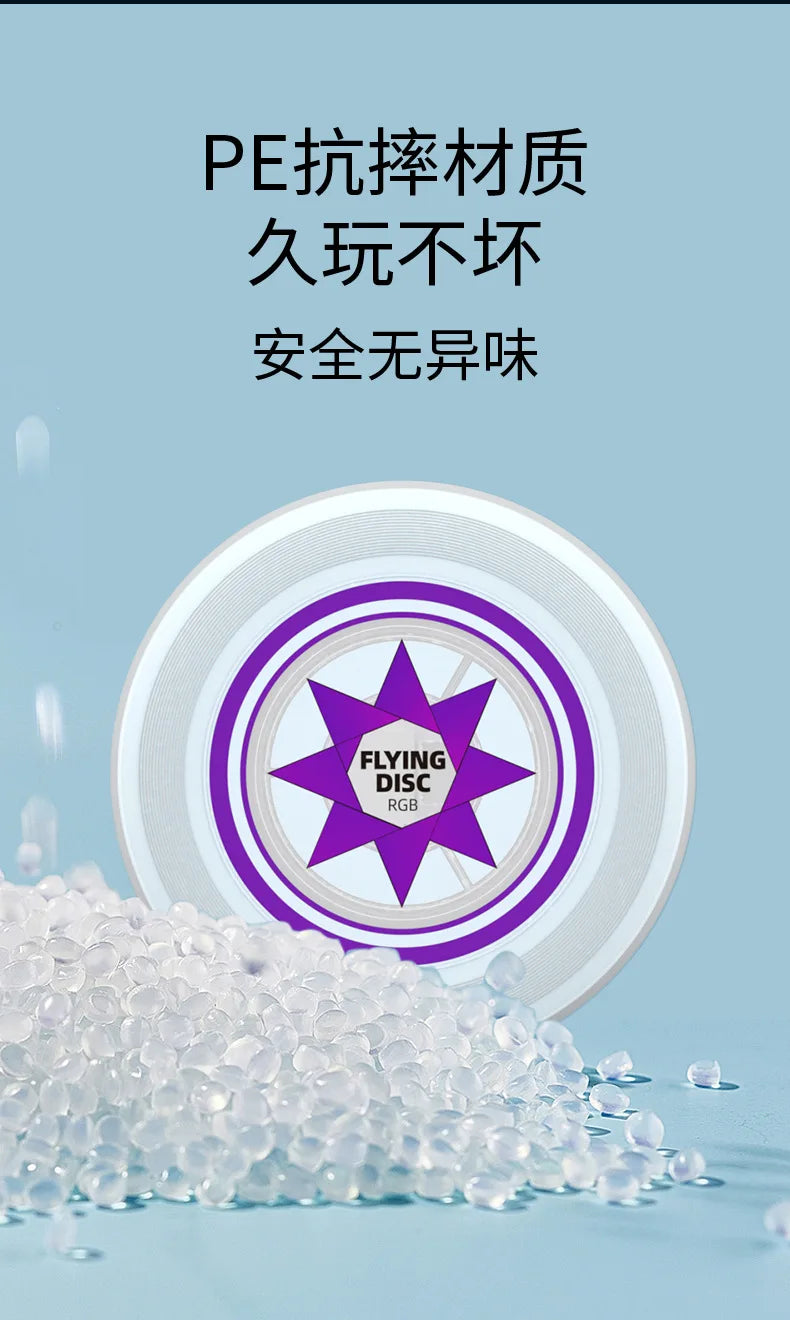 LED Luminous Frisbee (16) Color Modes for Night Sports