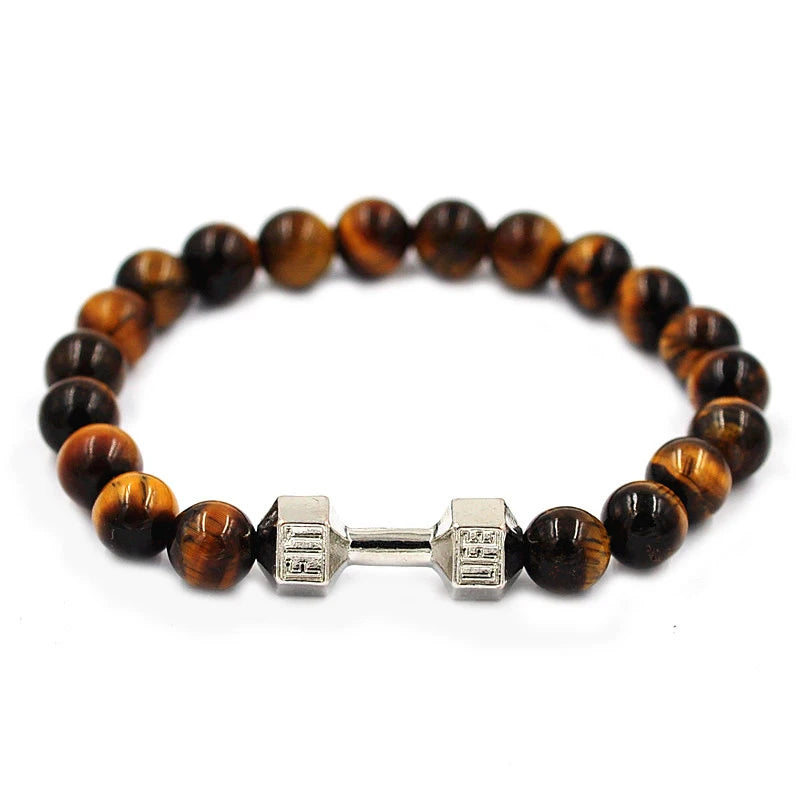 Energy Bead Gym Bracelet | Bodybuilding Gift for Fitness Enthusiasts