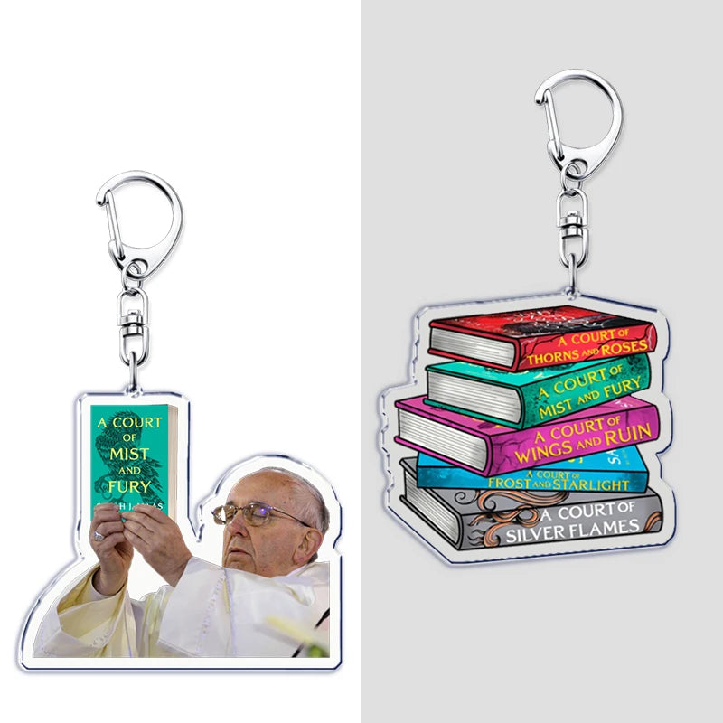 ACOTAR Books & BookTok Keychains: Key Rings for Literature Lovers