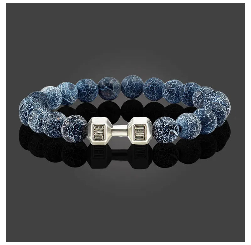 Energy Bead Gym Bracelet | Bodybuilding Gift for Fitness Enthusiasts