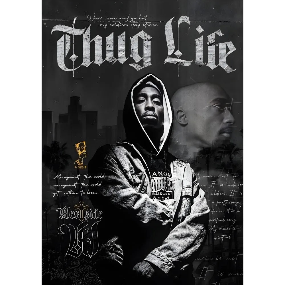 Tupac rap legend poster collection for fans and collectors