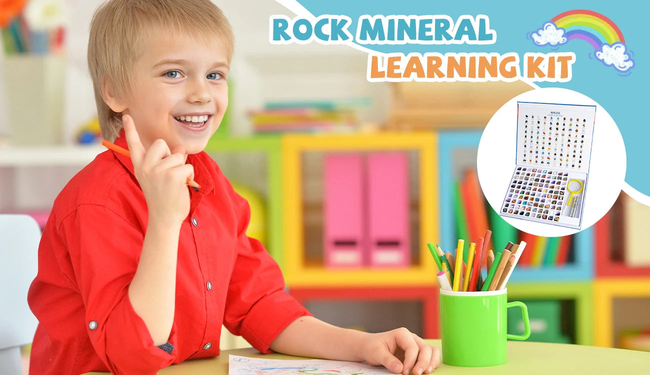Natural Geology Rock Mineral STEM Kit