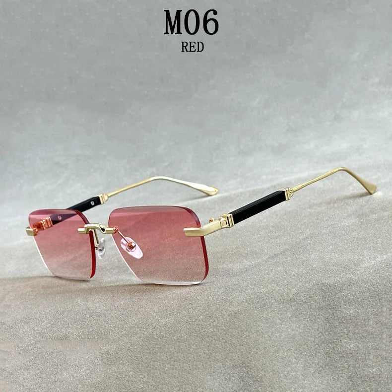 Rimless Designer Sunglasses