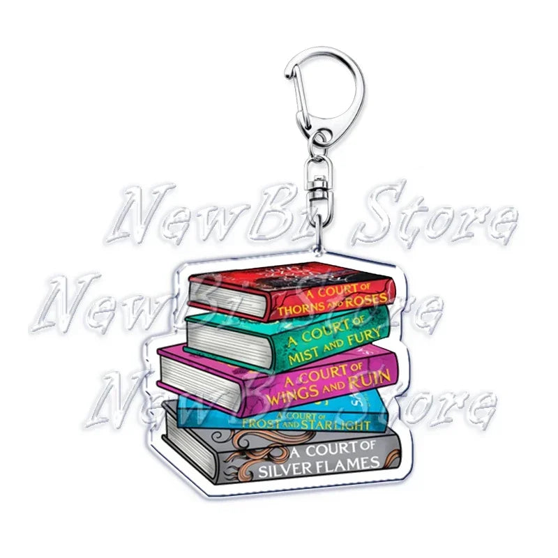 ACOTAR Books & BookTok Keychains: Key Rings for Literature Lovers