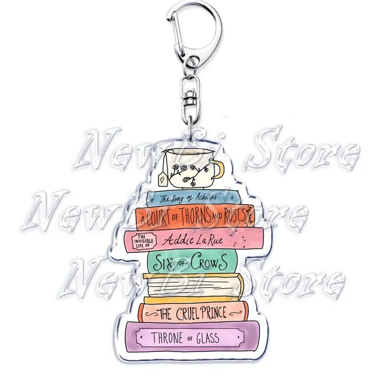 ACOTAR Books & BookTok Keychains: Key Rings for Literature Lovers