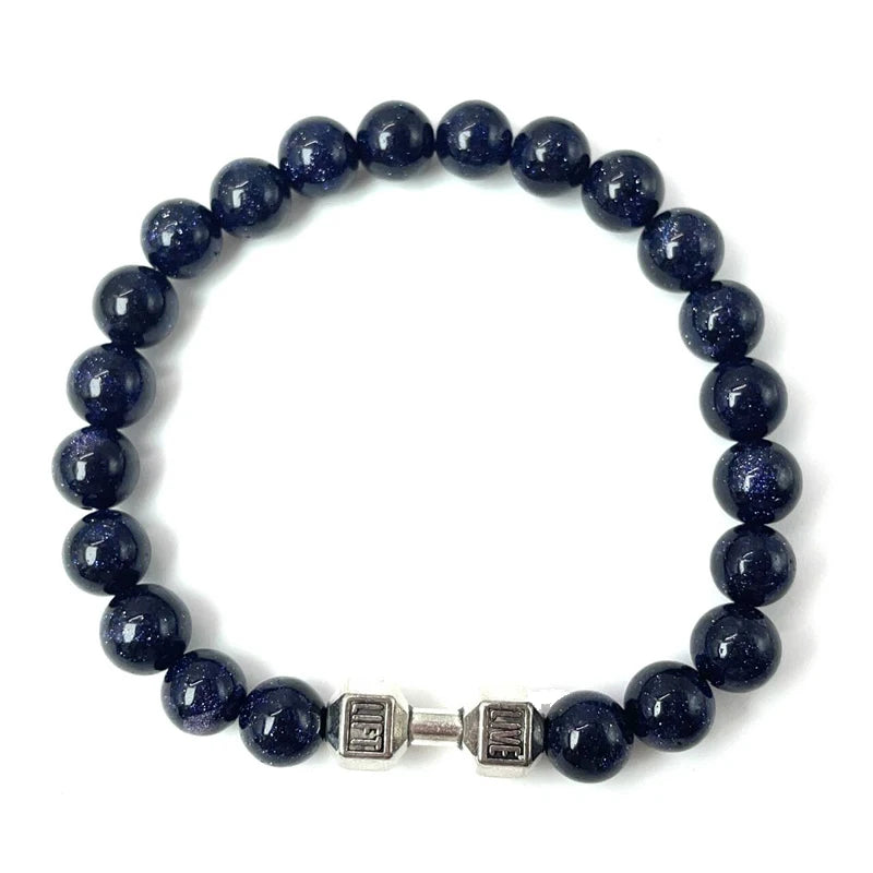 Energy Bead Gym Bracelet | Bodybuilding Gift for Fitness Enthusiasts