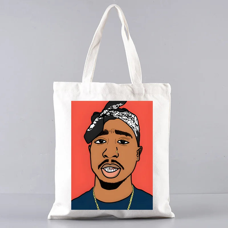 2pac Tote Bag & Matching Clutch Set
