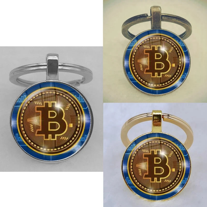 Cryptocurrency Coin King Keychains