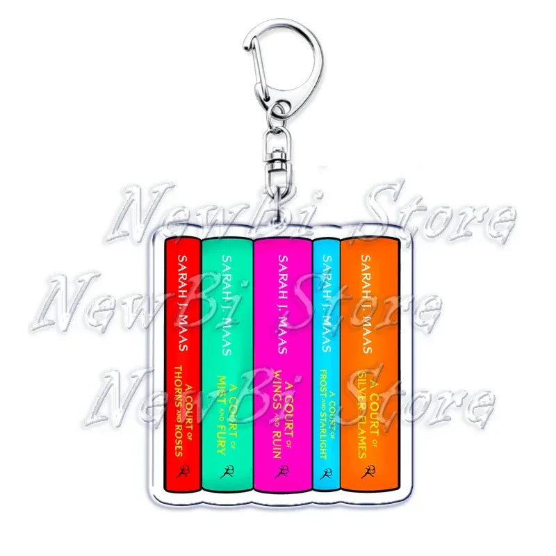 ACOTAR Books & BookTok Keychains: Key Rings for Literature Lovers
