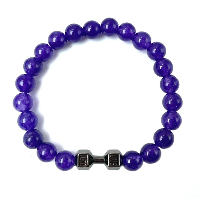Energy Bead Gym Bracelet | Bodybuilding Gift for Fitness Enthusiasts
