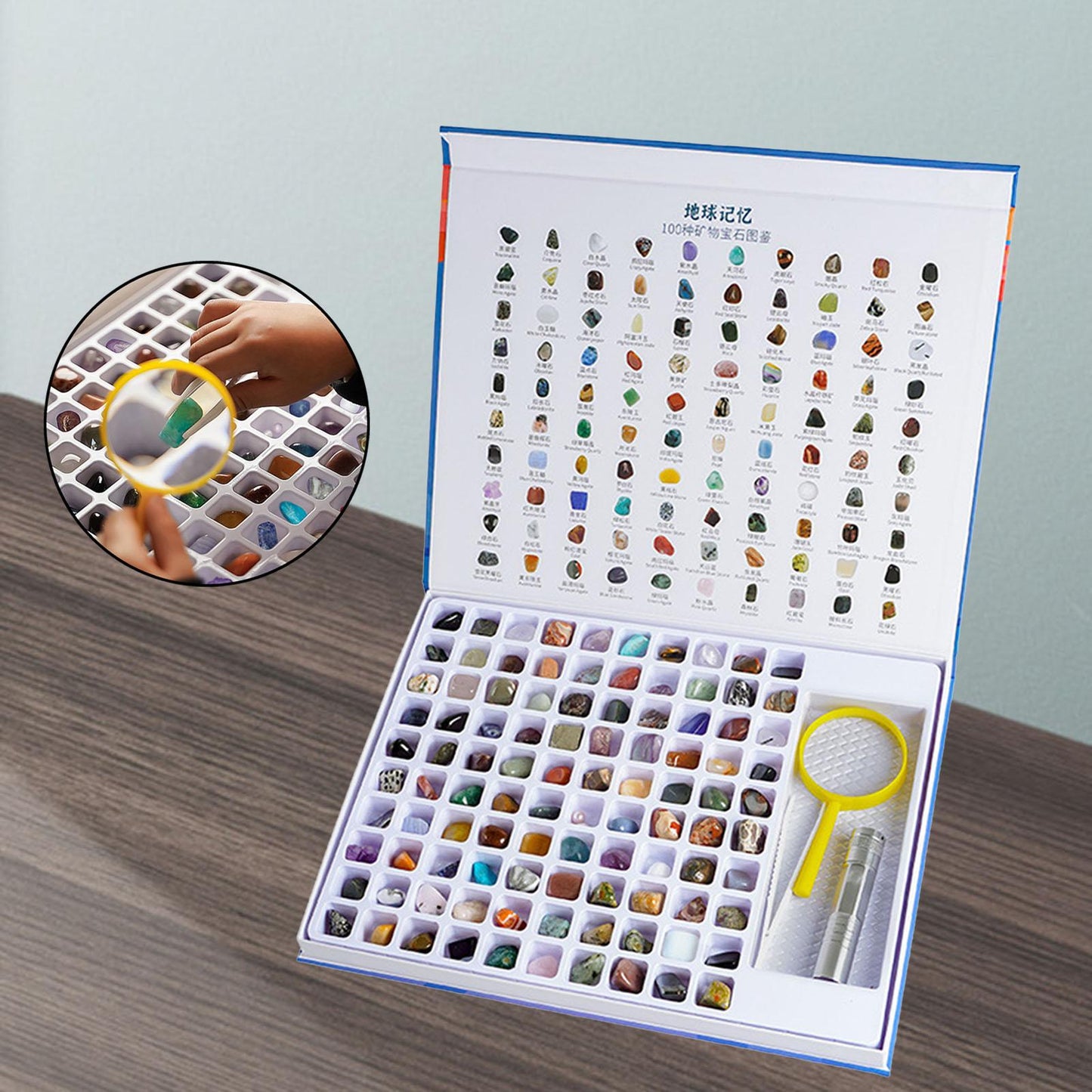 Natural Geology Rock Mineral STEM Kit