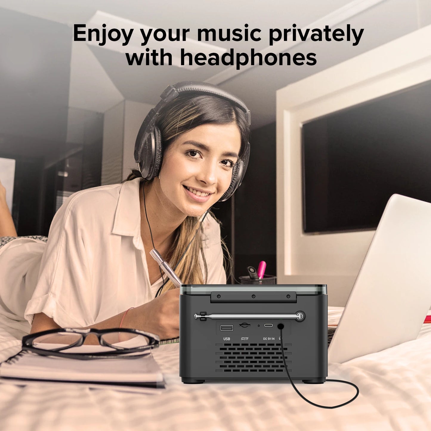 Bluetooth Boombox CD/USB/FM Radio/MP3+ HQ Home & Portable Mega Player