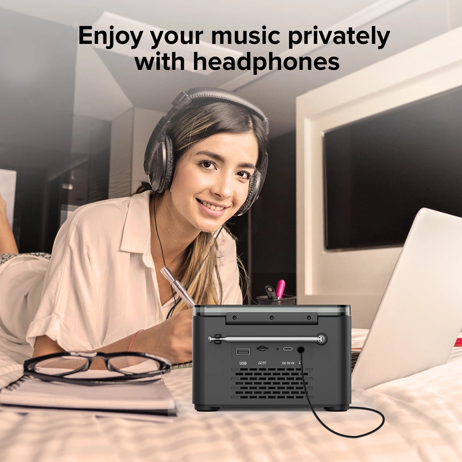Bluetooth Boombox CD/USB/FM Radio/MP3+ HQ Home & Portable Mega Player