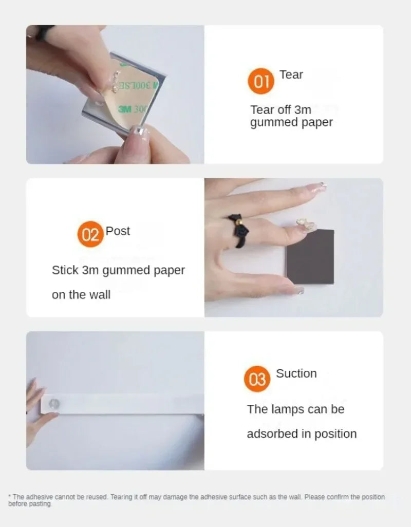 Portable Rechargeable LED Motion Sensor Lamp | Dimmable PIR Smart Light