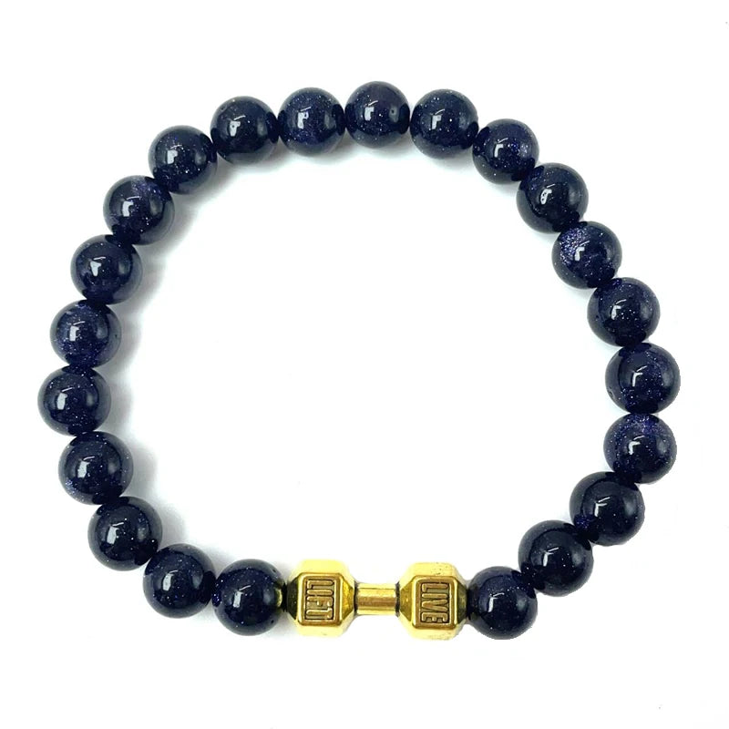 Energy Bead Gym Bracelet | Bodybuilding Gift for Fitness Enthusiasts