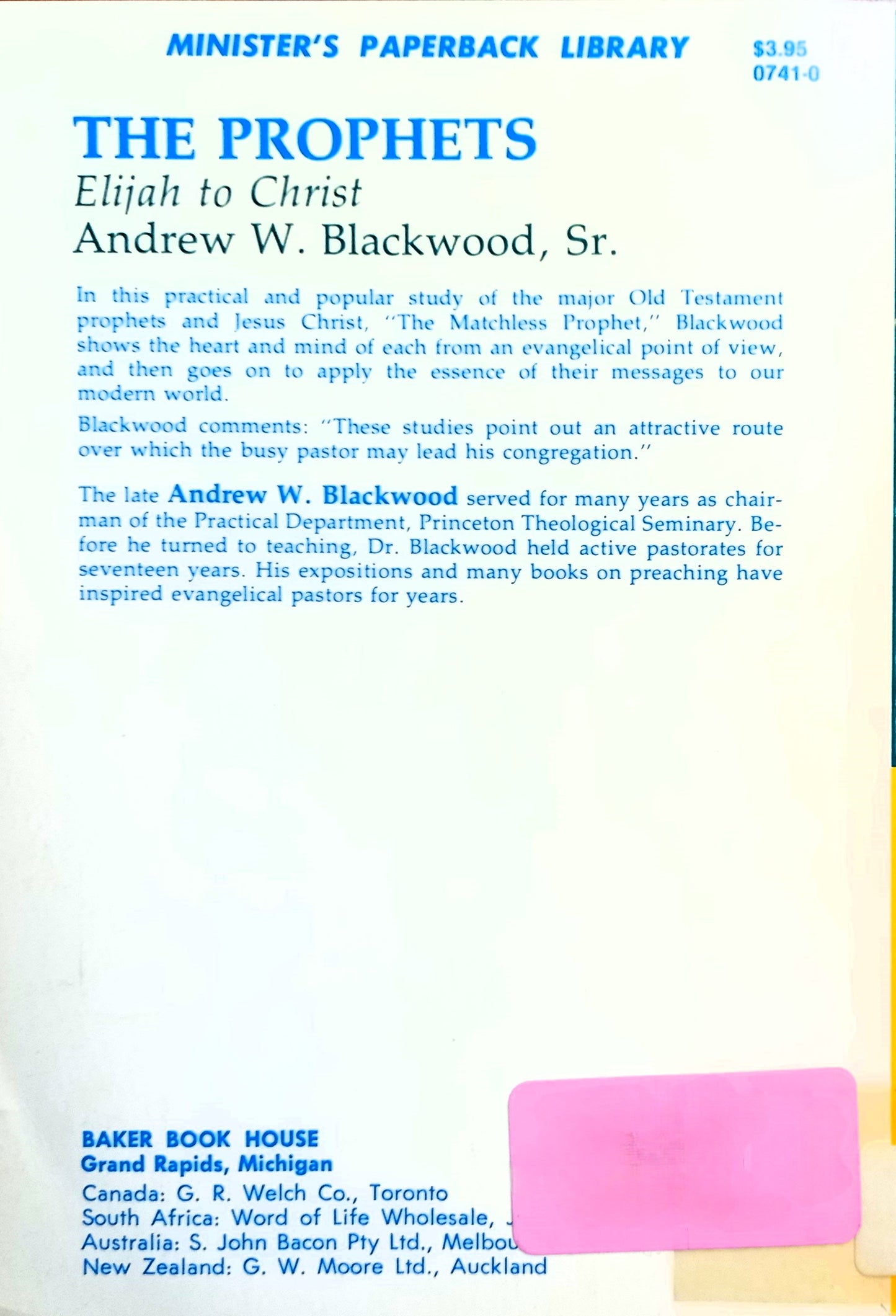 Back cover book 