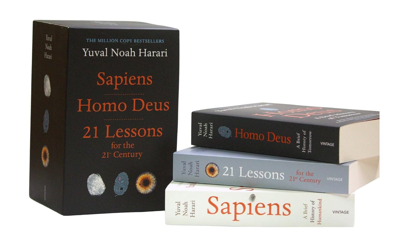 Yuval Noah Harari Box Set: Sapiens, Homo Deus & 21 Lessons for the 21st Century