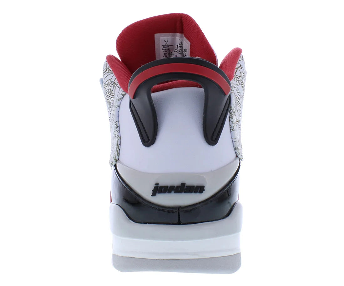 Air Jordan Dub Zero Varsity Red retro basketball sneakers