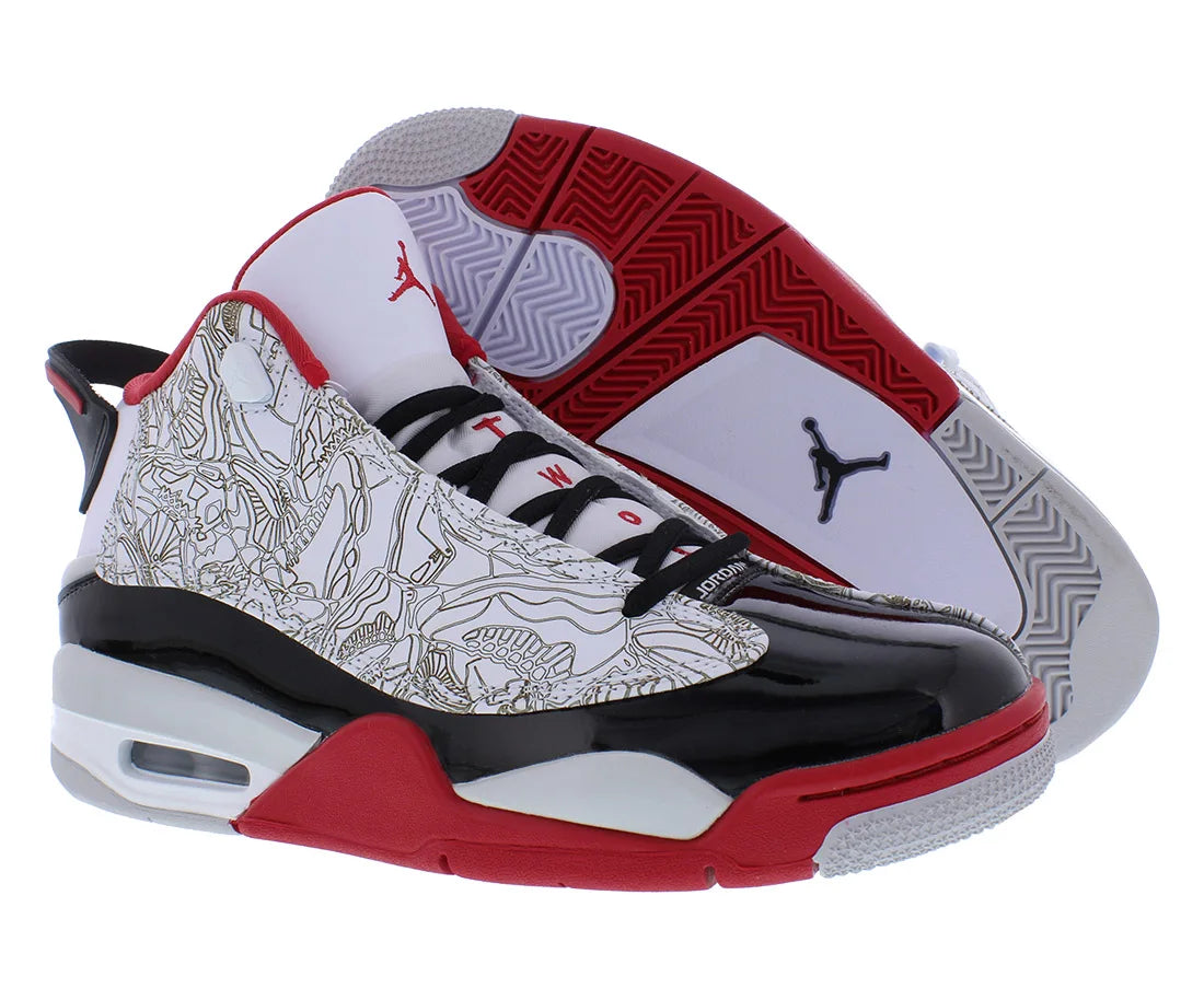 Air Jordan Dub Zero Varsity Red retro basketball sneakers