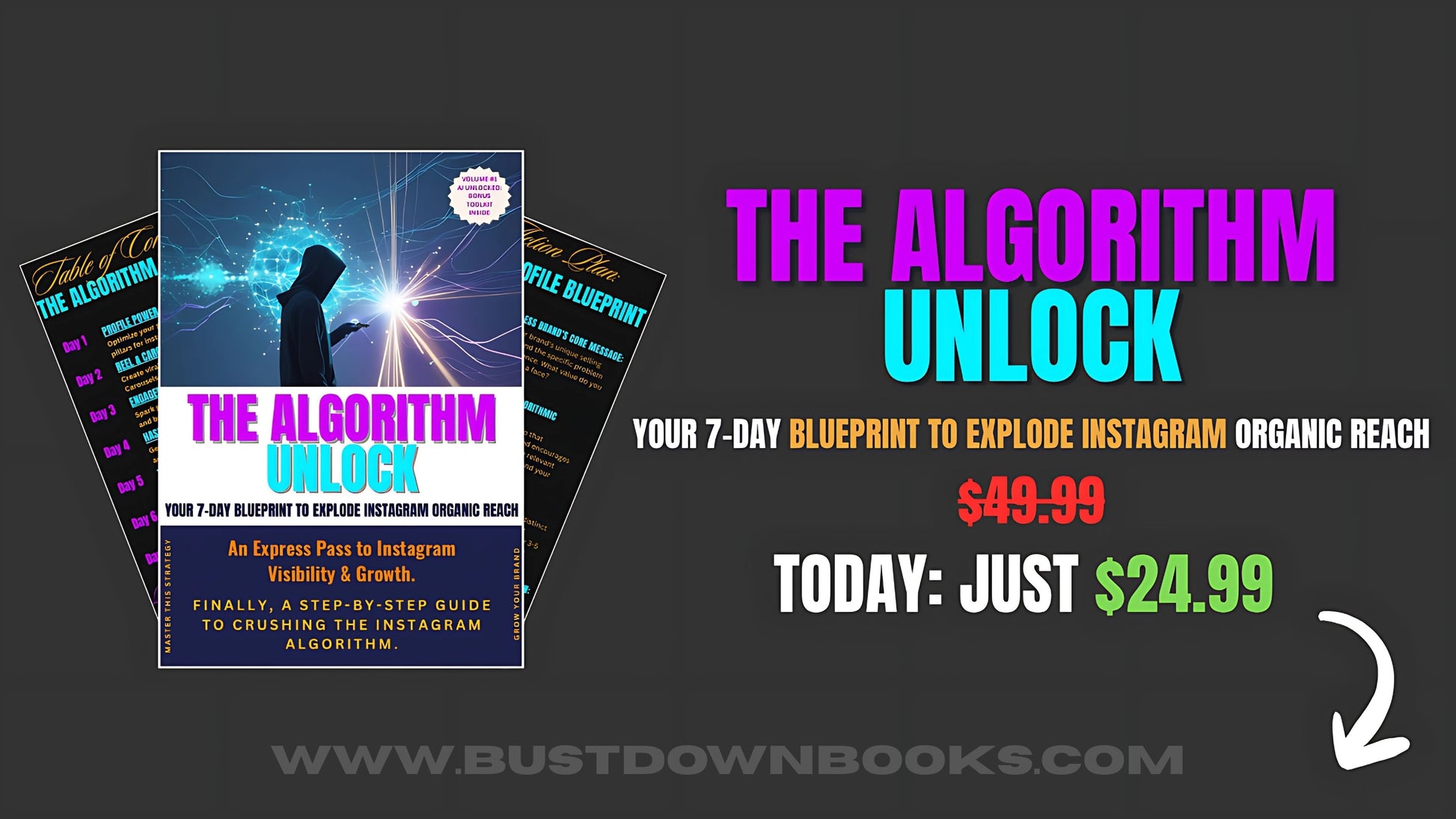 Unlock Your Instagram Empire: The Algorithm Unlock. Your 7-Day Blueprint to Explode Faceless Instagram Organic Reach.