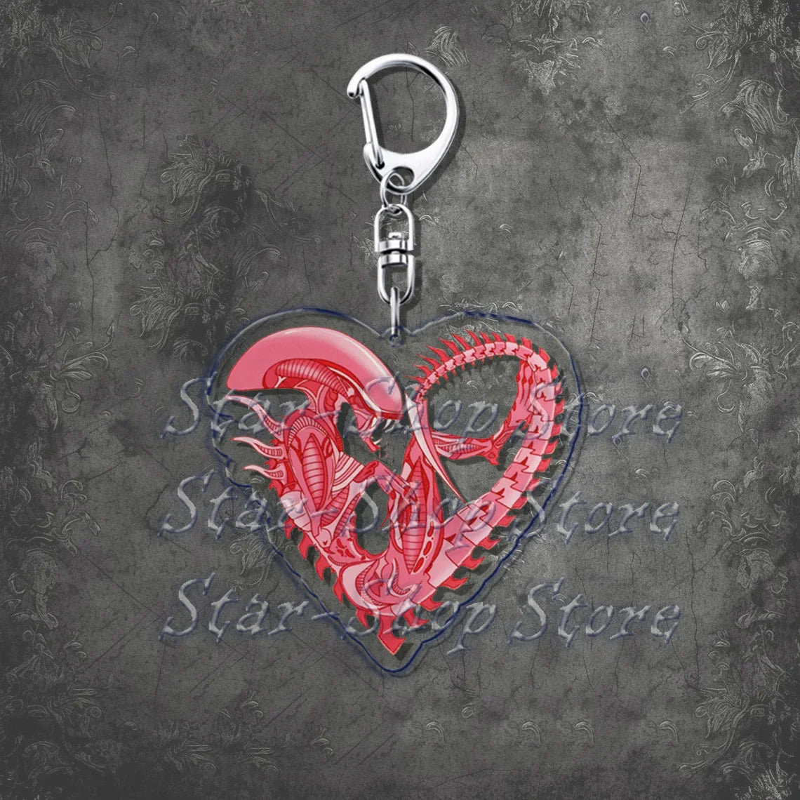 Awesome Alien Keychains—Backpack Keychain Charms Ripley Key Rings | Resurrection, Prometheus, Covenant, Predator, Requiem, Romulus, Earth