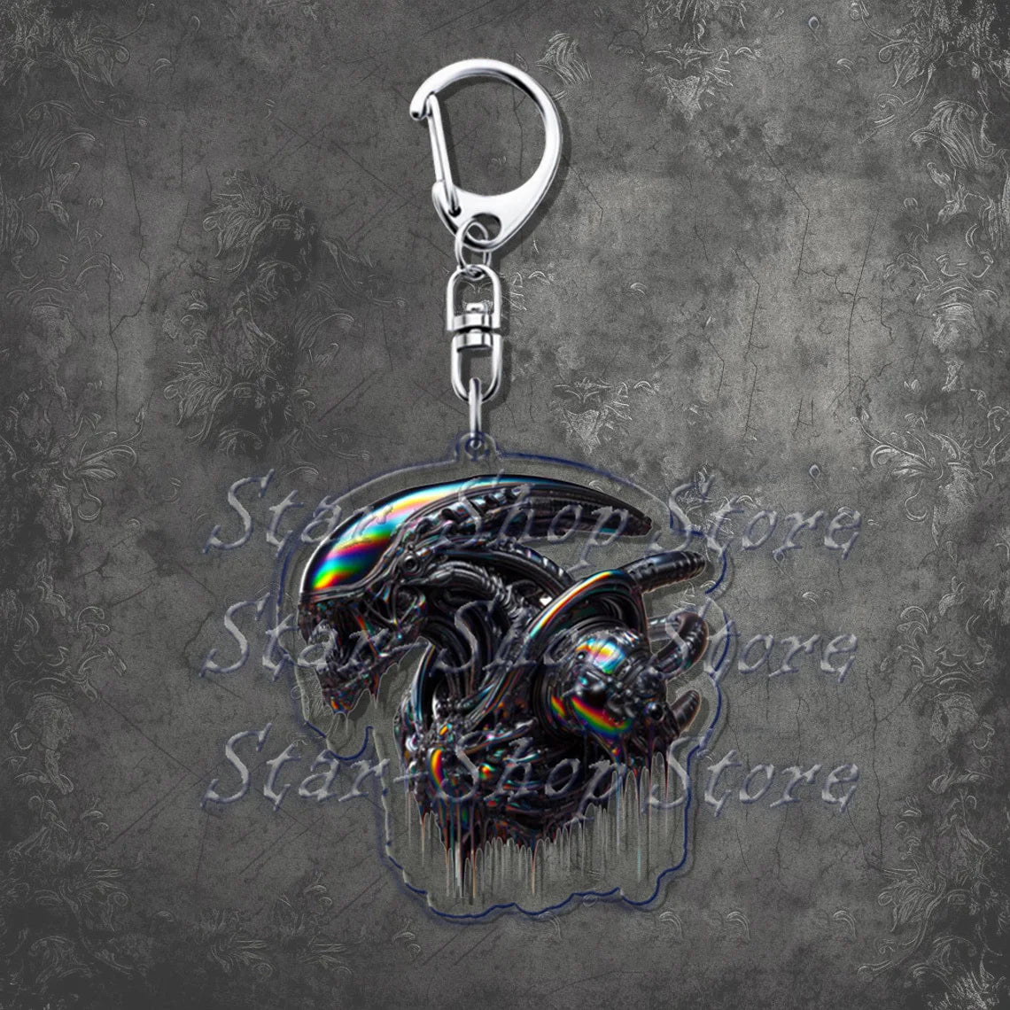 Awesome Alien Keychains—Backpack Keychain Charms Ripley Key Rings | Resurrection, Prometheus, Covenant, Predator, Requiem, Romulus, Earth