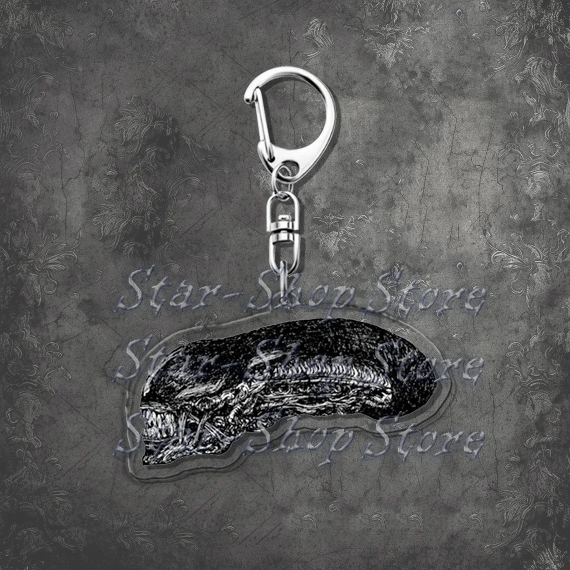 Awesome Alien Keychains—Backpack Keychain Charms Ripley Key Rings | Resurrection, Prometheus, Covenant, Predator, Requiem, Romulus, Earth