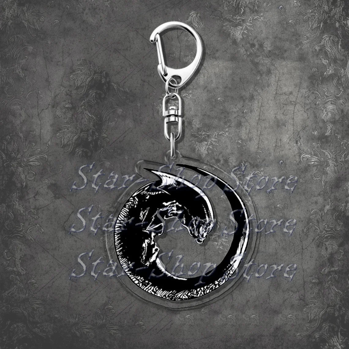 Awesome Alien Keychains—Backpack Keychain Charms Ripley Key Rings | Resurrection, Prometheus, Covenant, Predator, Requiem, Romulus, Earth