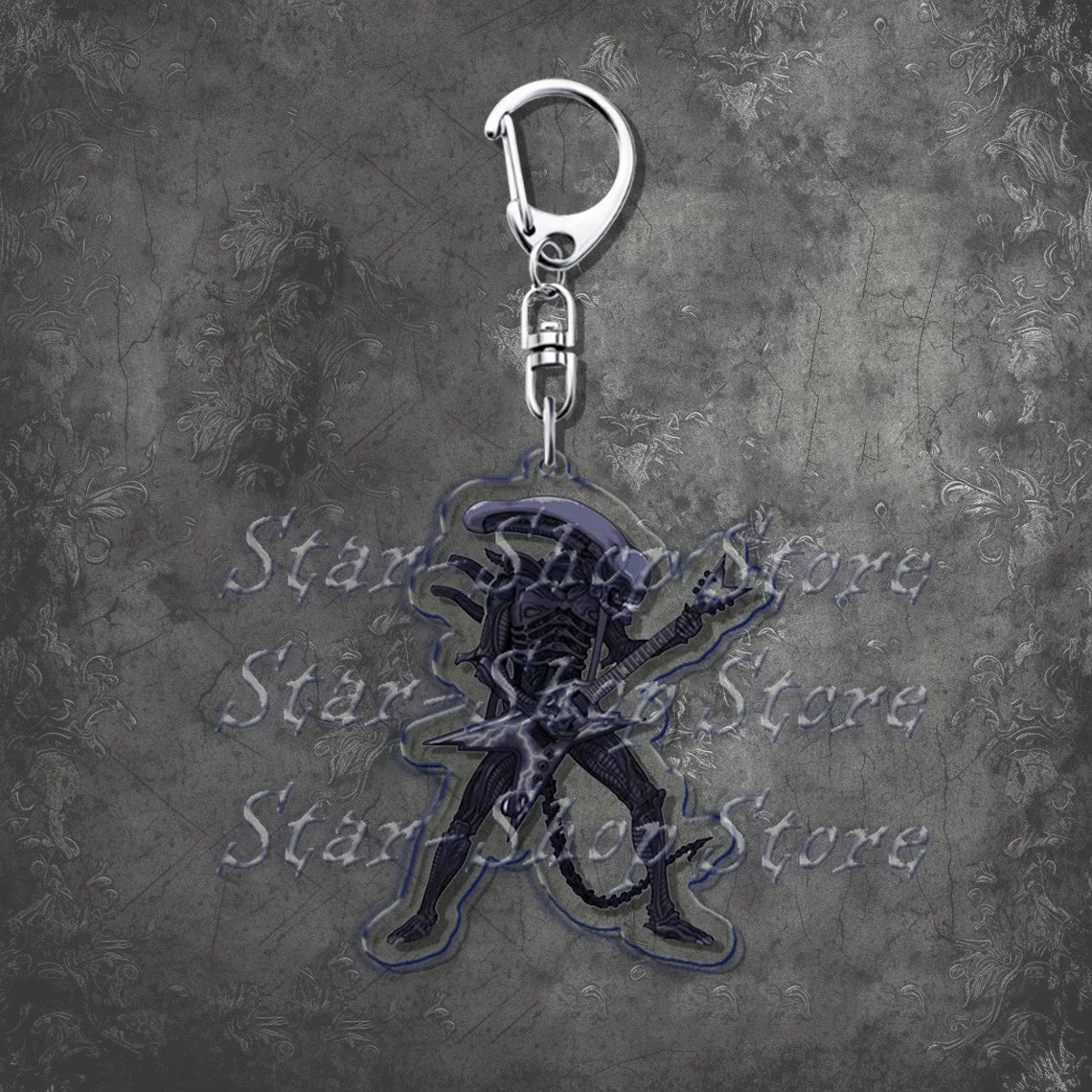 Awesome Alien Keychains—Backpack Keychain Charms Ripley Key Rings | Resurrection, Prometheus, Covenant, Predator, Requiem, Romulus, Earth