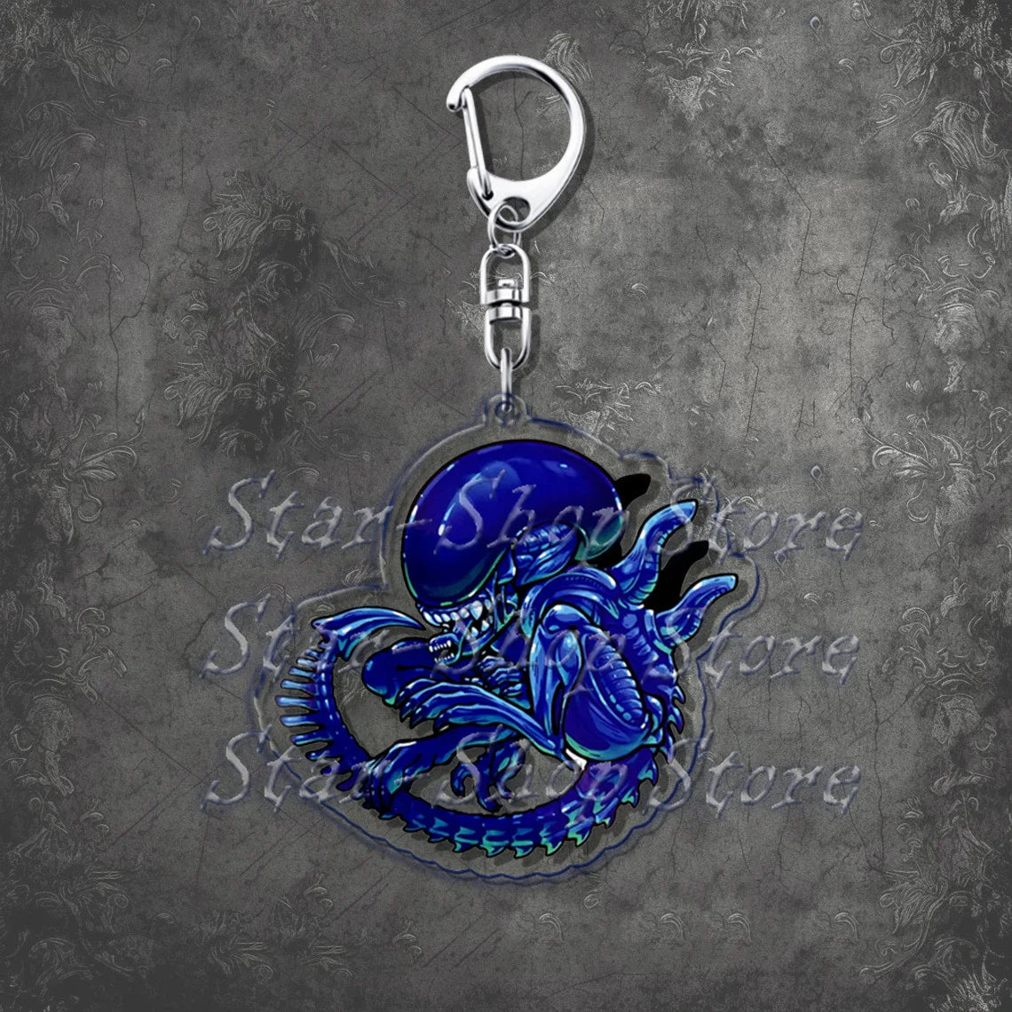 Awesome Alien Keychains—Backpack Keychain Charms Ripley Key Rings | Resurrection, Prometheus, Covenant, Predator, Requiem, Romulus, Earth