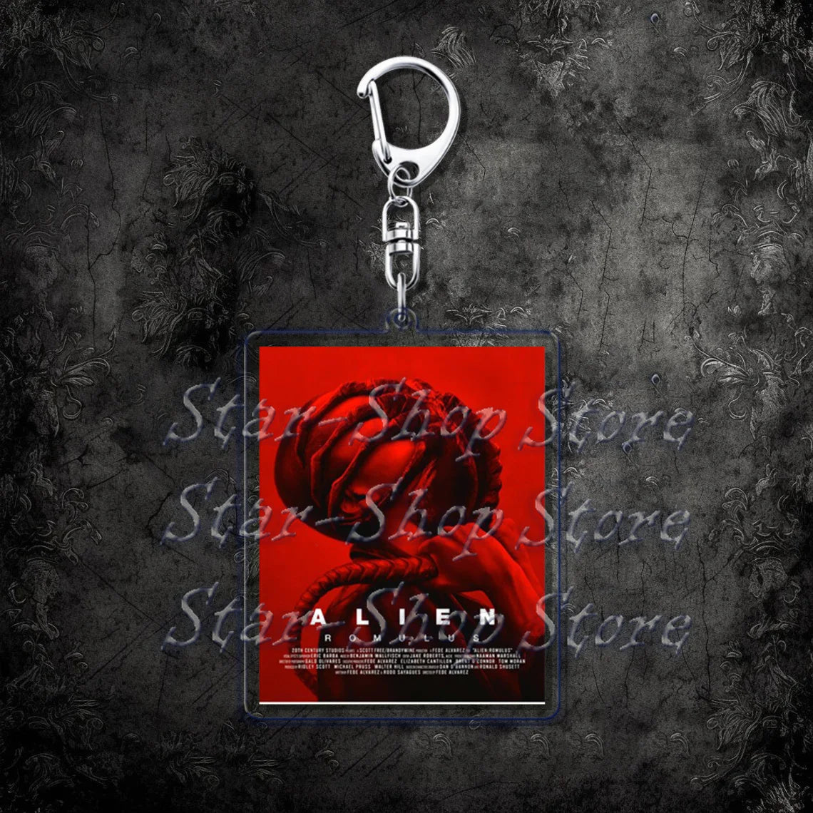 Awesome Alien Keychains—Backpack Keychain Charms Ripley Key Rings | Resurrection, Prometheus, Covenant, Predator, Requiem, Romulus, Earth