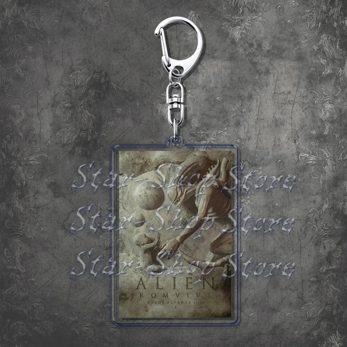 Awesome Alien Keychains—Backpack Keychain Charms Ripley Key Rings | Resurrection, Prometheus, Covenant, Predator, Requiem, Romulus, Earth