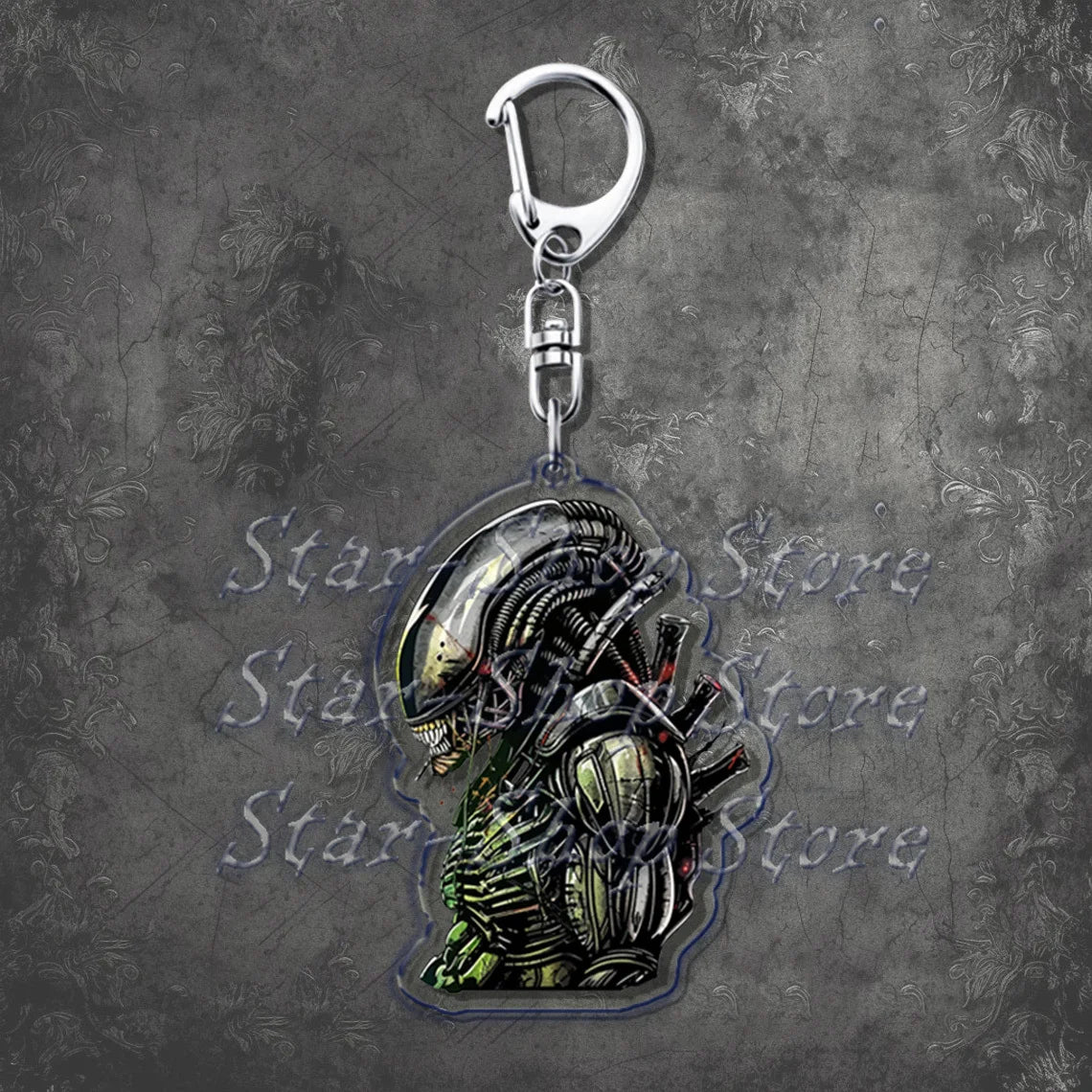 Awesome Alien Keychains—Backpack Keychain Charms Ripley Key Rings | Resurrection, Prometheus, Covenant, Predator, Requiem, Romulus, Earth
